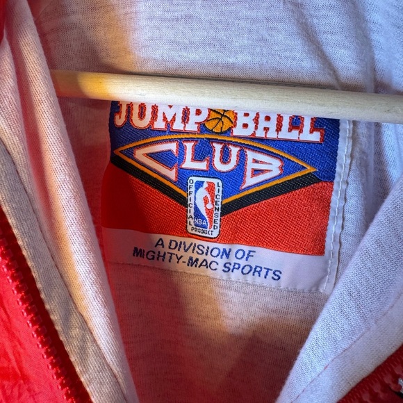 Chicago Bulls Jacket Windbreaker (Jump Ball NBA) Zip Up Youth Size medium - Picture 7 of 8
